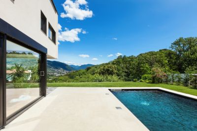Concrete Patio Deck!
